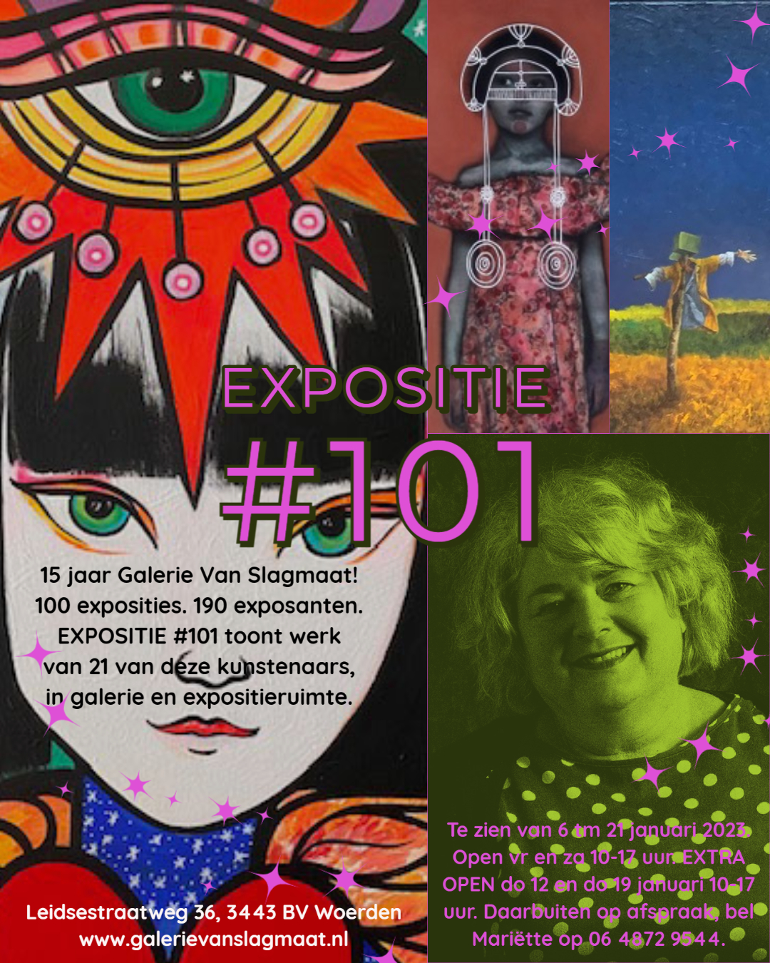 Voorkant poster Expositie #101